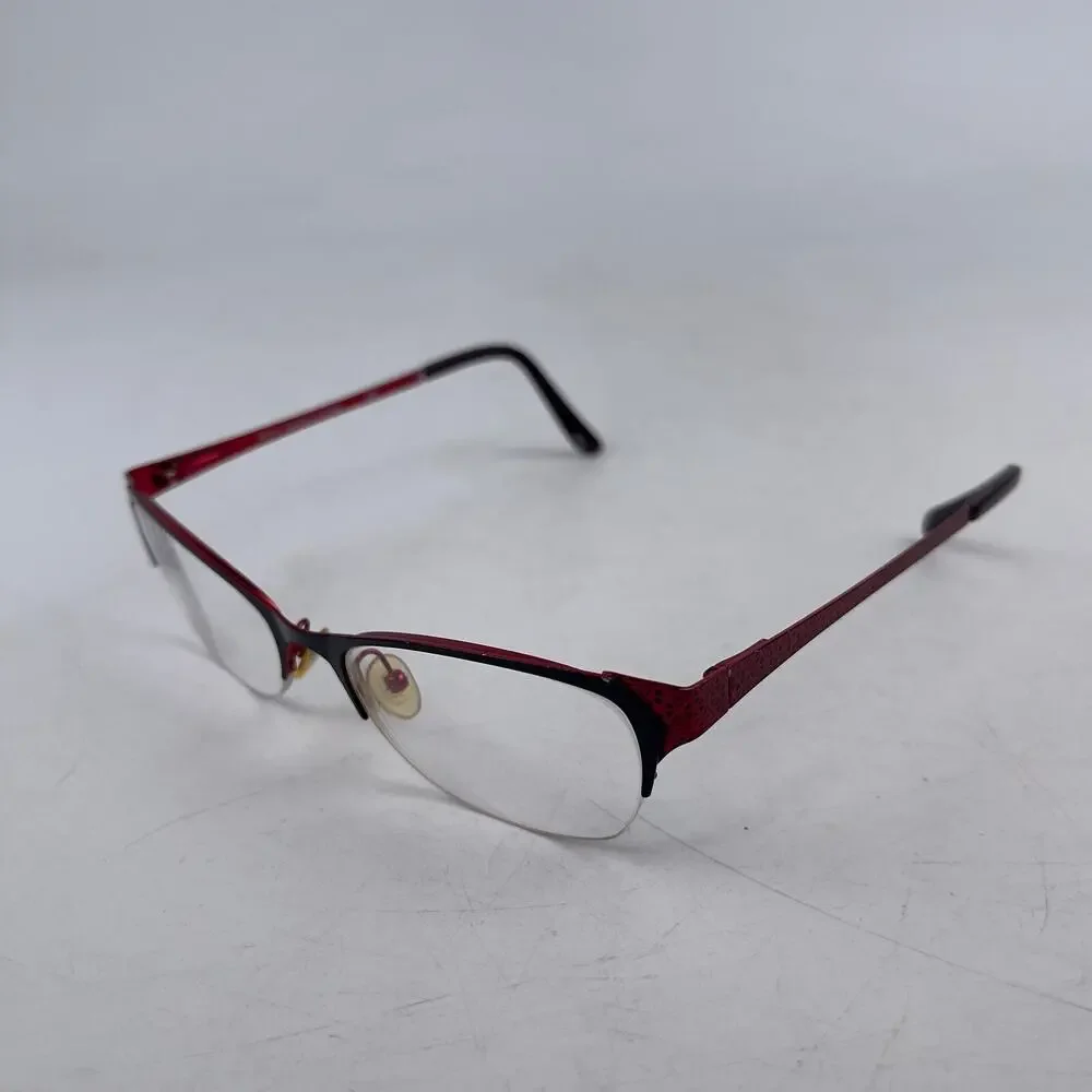 Scott Harris Europa SH-402 Women's Eyeglasses‎ Frame Red Cat Eye 50-17-135 mm